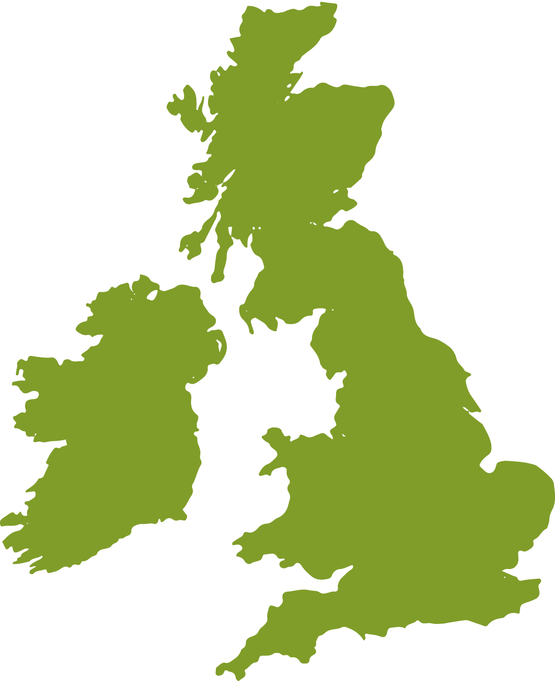 UK and Ireland infrastructure map